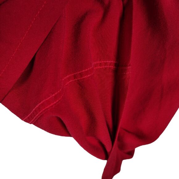 Vintage 50s Rayon Chain Stitch Bowling Shirt Size M Red Dean JCC Men's Club - Picture 10 of 13